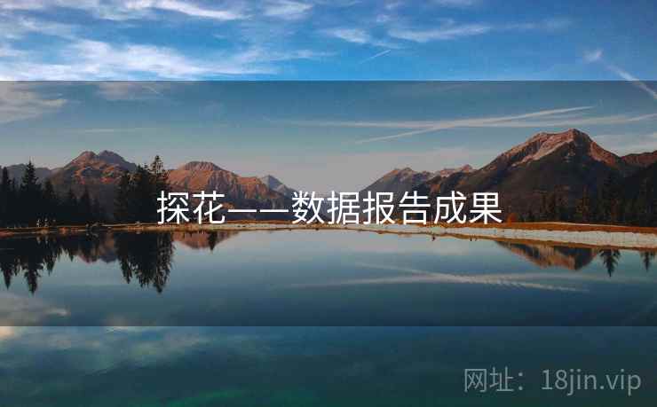 探花——数据报告成果